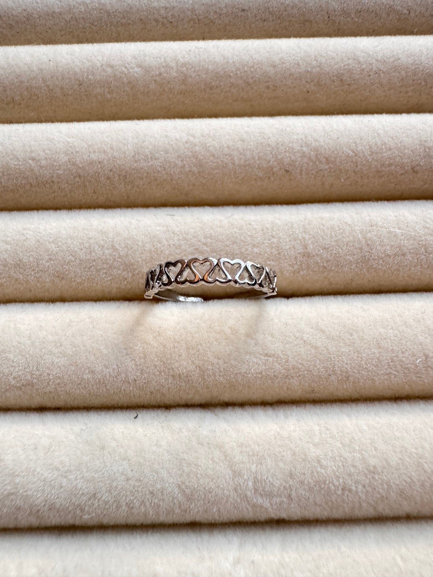 Open Heart Eternity Band Ring