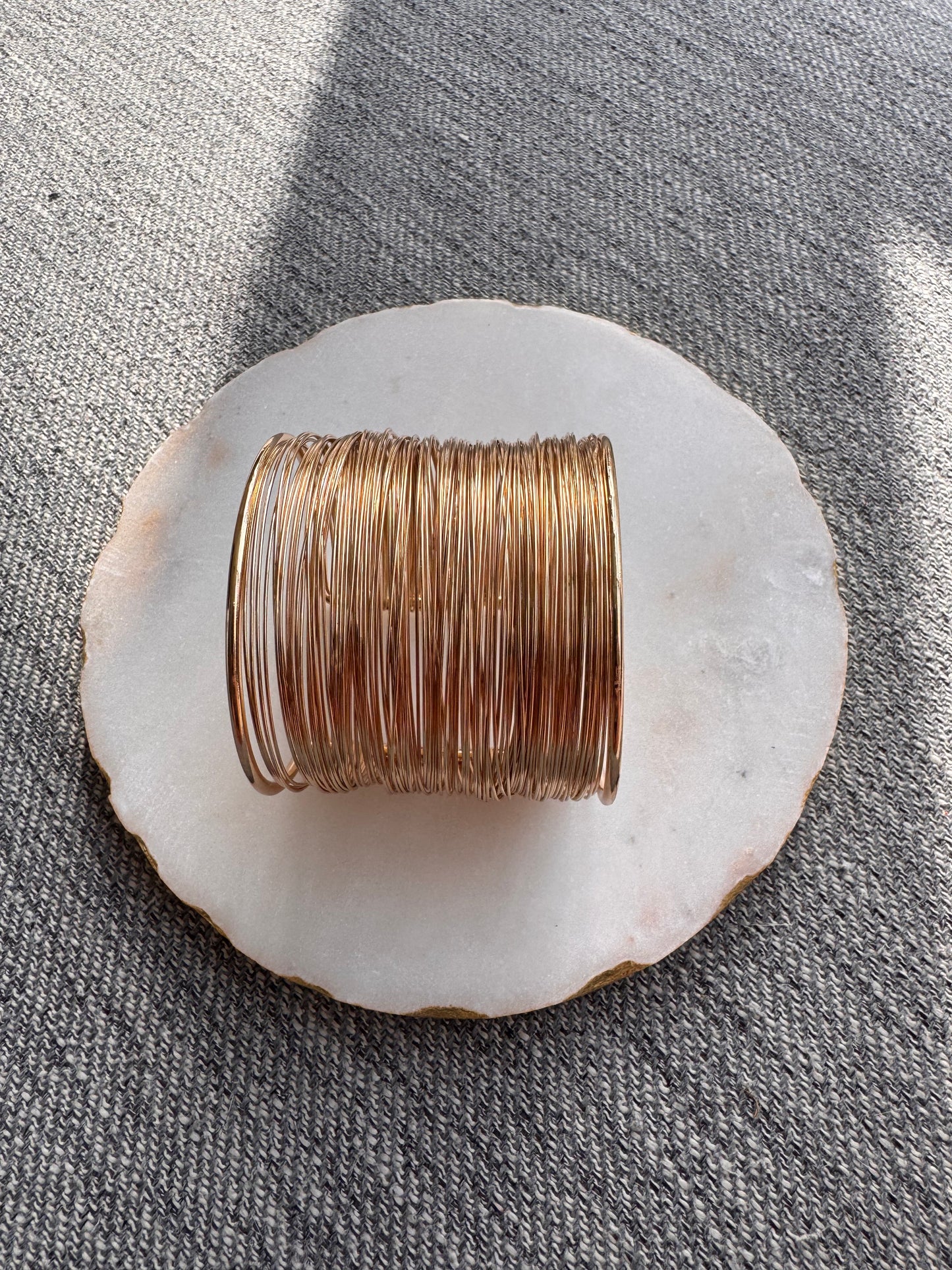 Delicate Layered Wire Bracelet