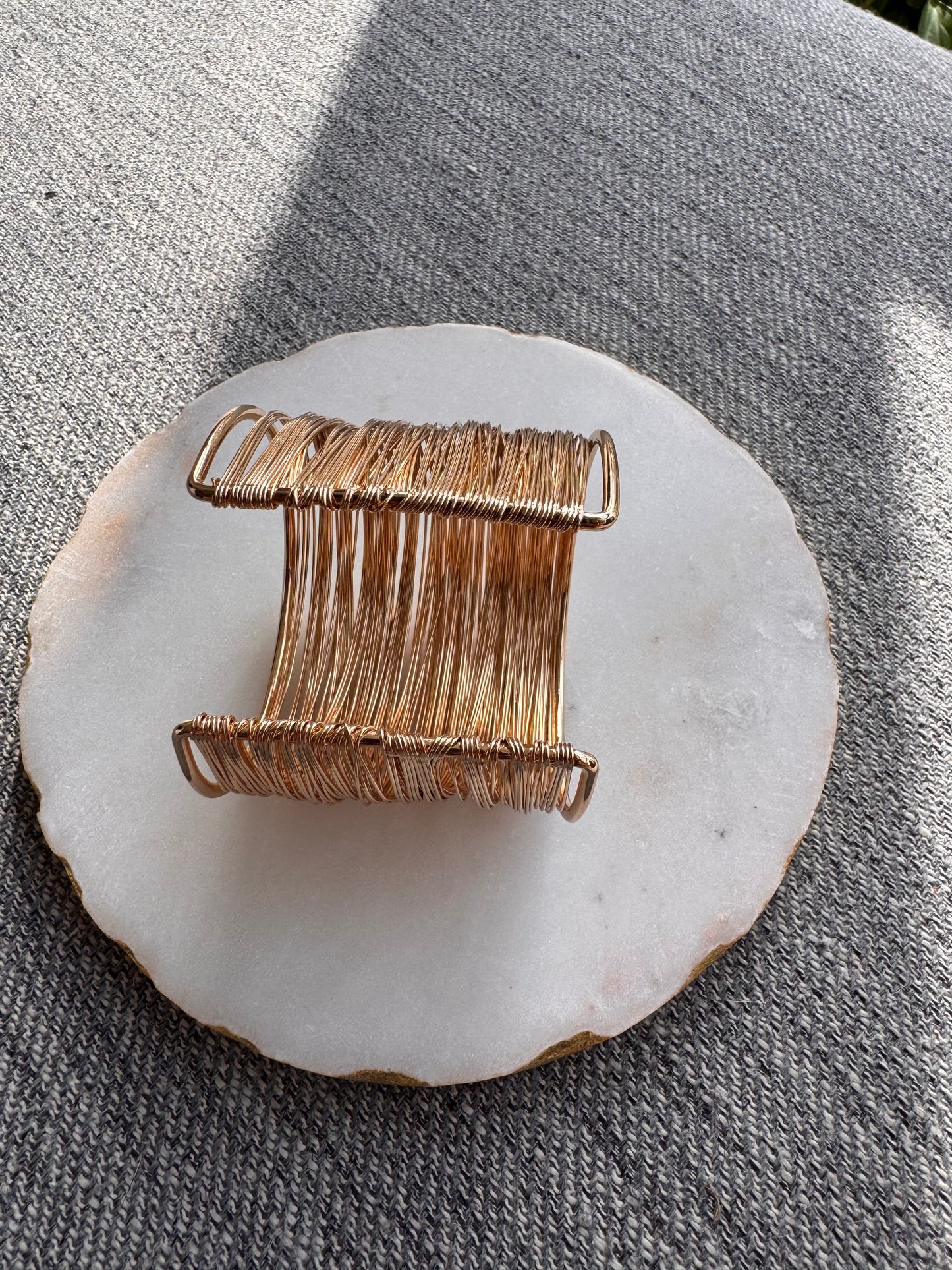 Delicate Layered Wire Bracelet