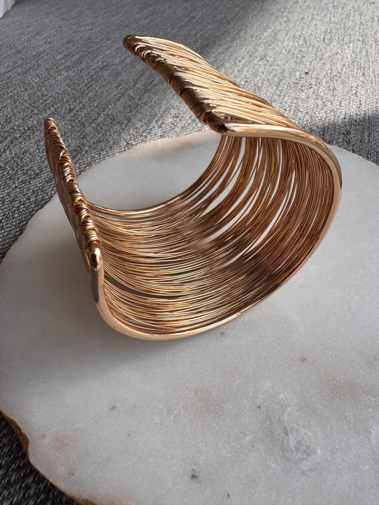 Delicate Layered Wire Bracelet