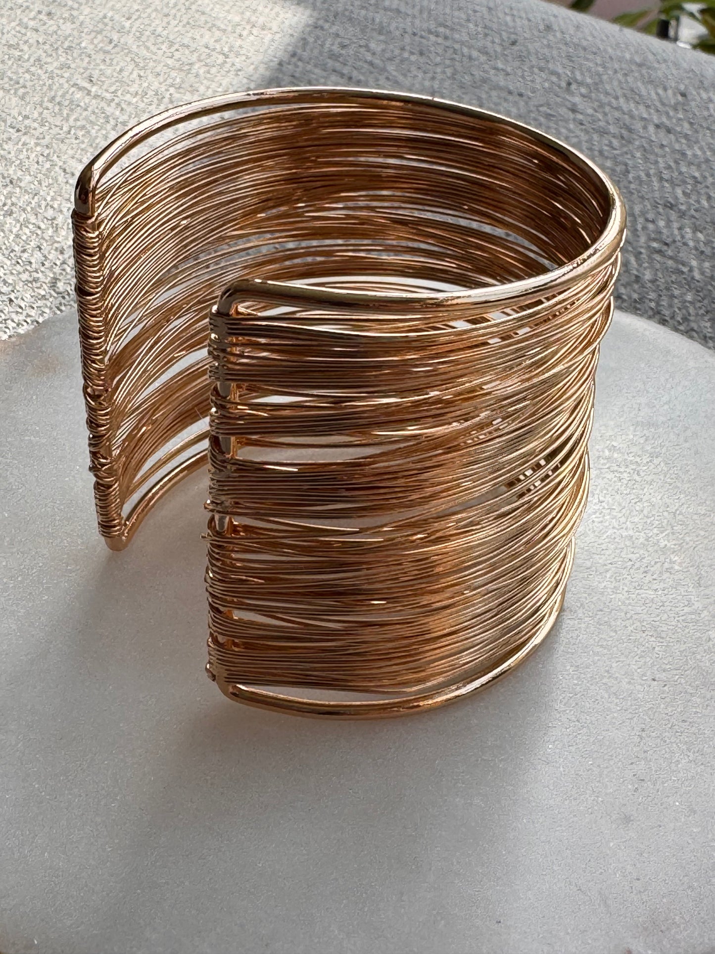 Delicate Layered Wire Bracelet