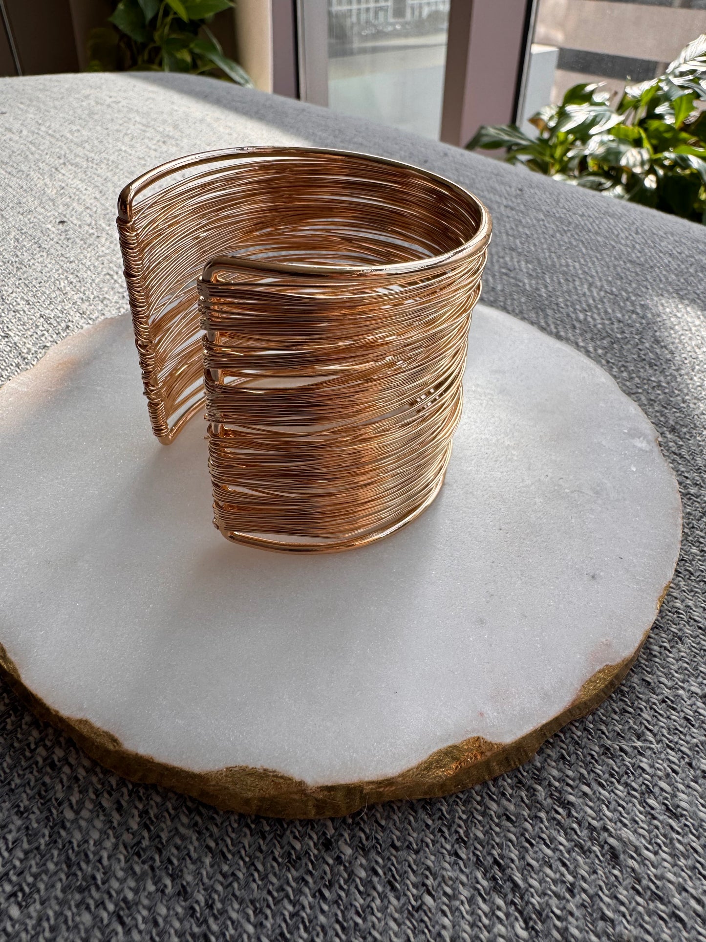 Delicate Layered Wire Bracelet