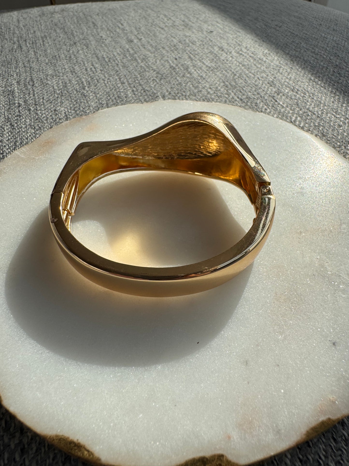 Chunky Gold Cuff Bracelet