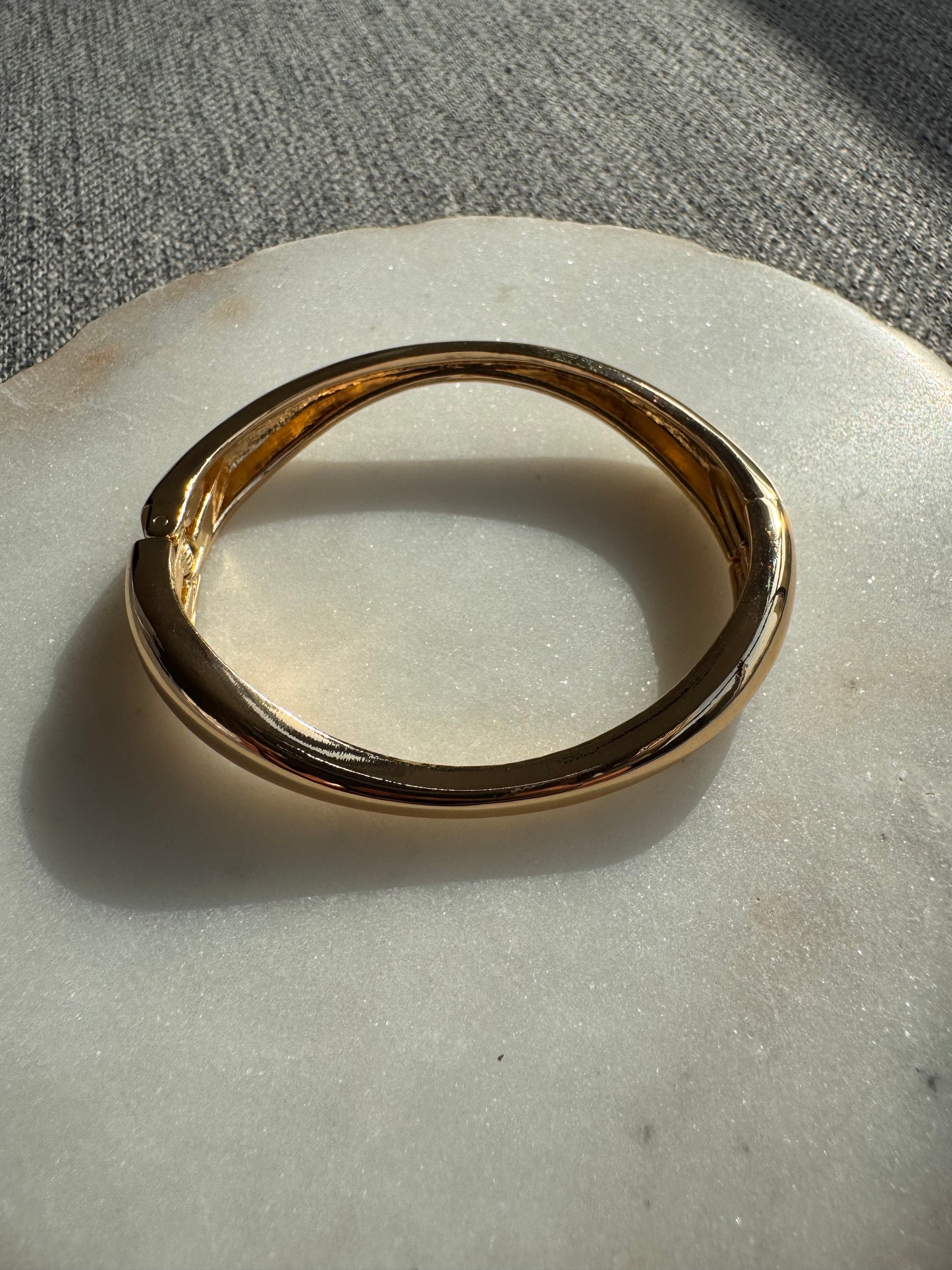 Twisted Rope Bangle Bracelet