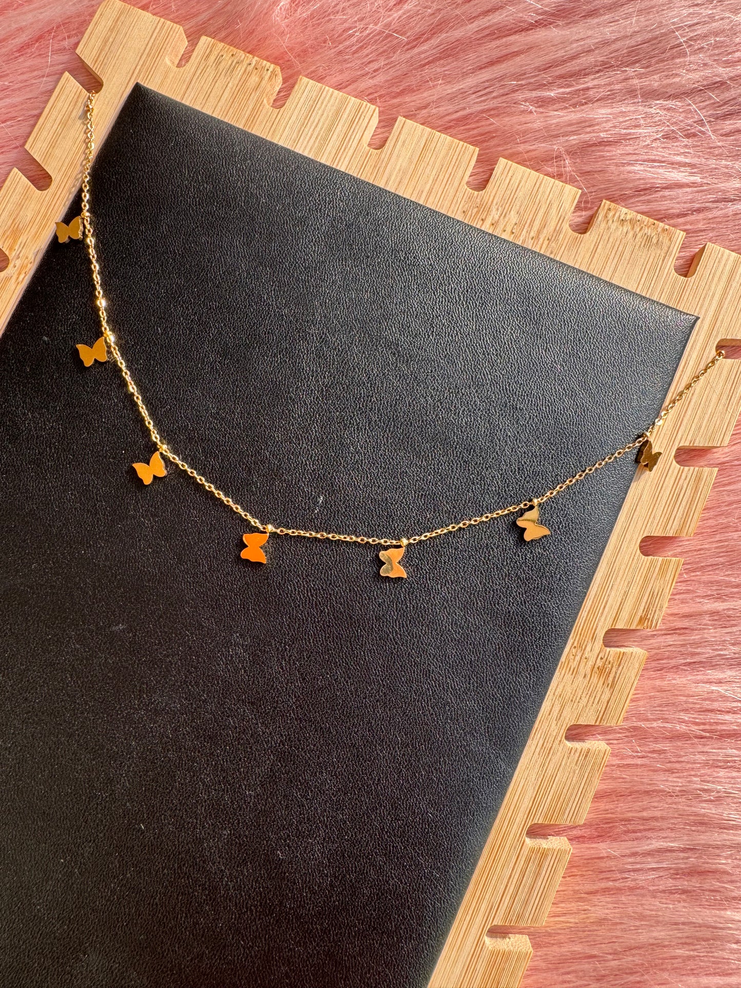 Mini Butterfly Chain Necklace