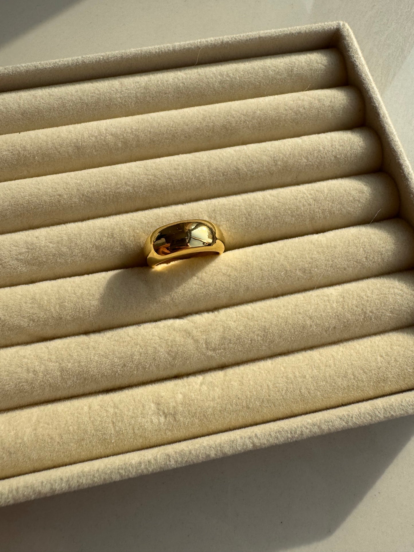 Golden Hour Dome Ring