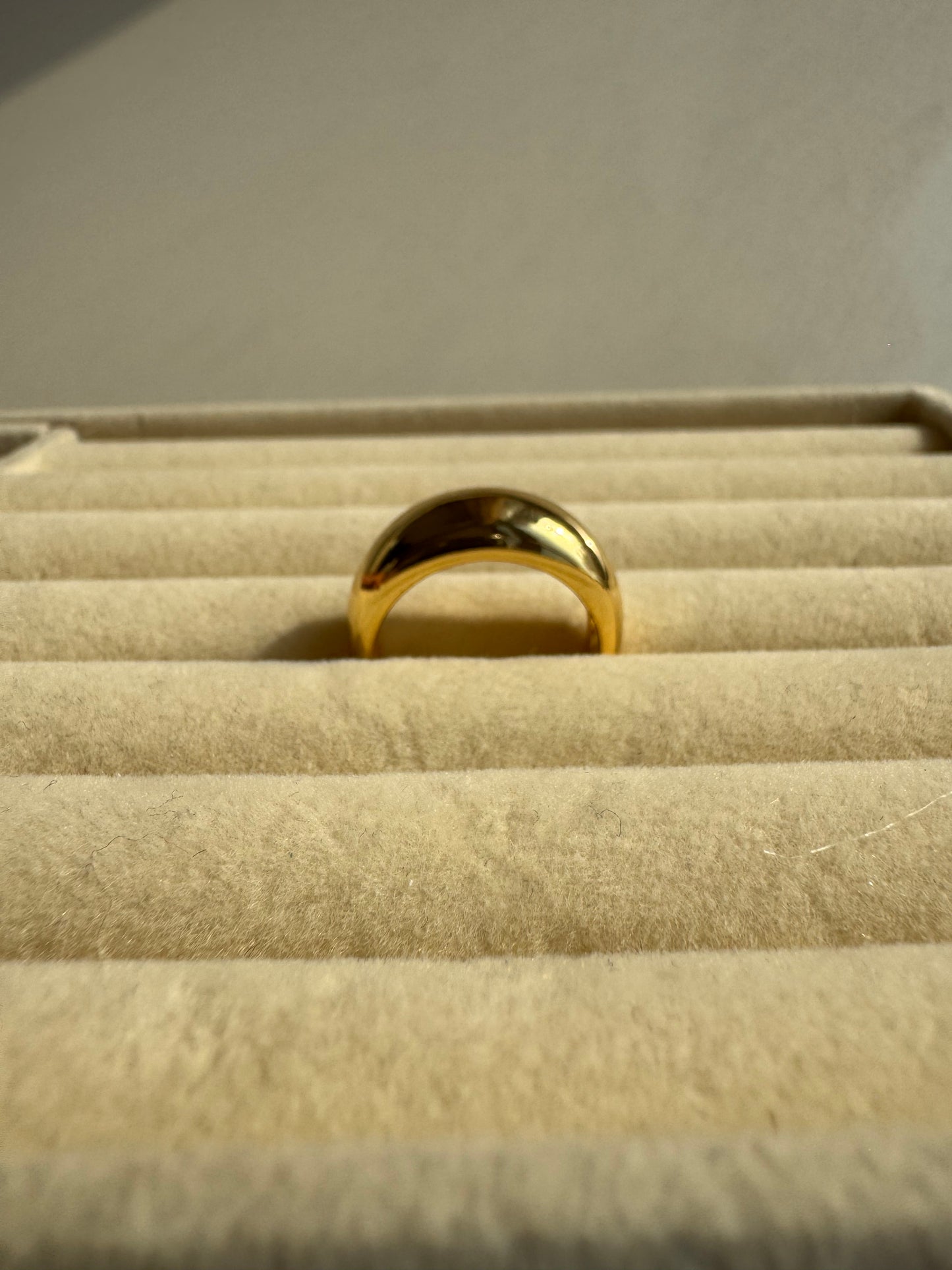Golden Hour Dome Ring