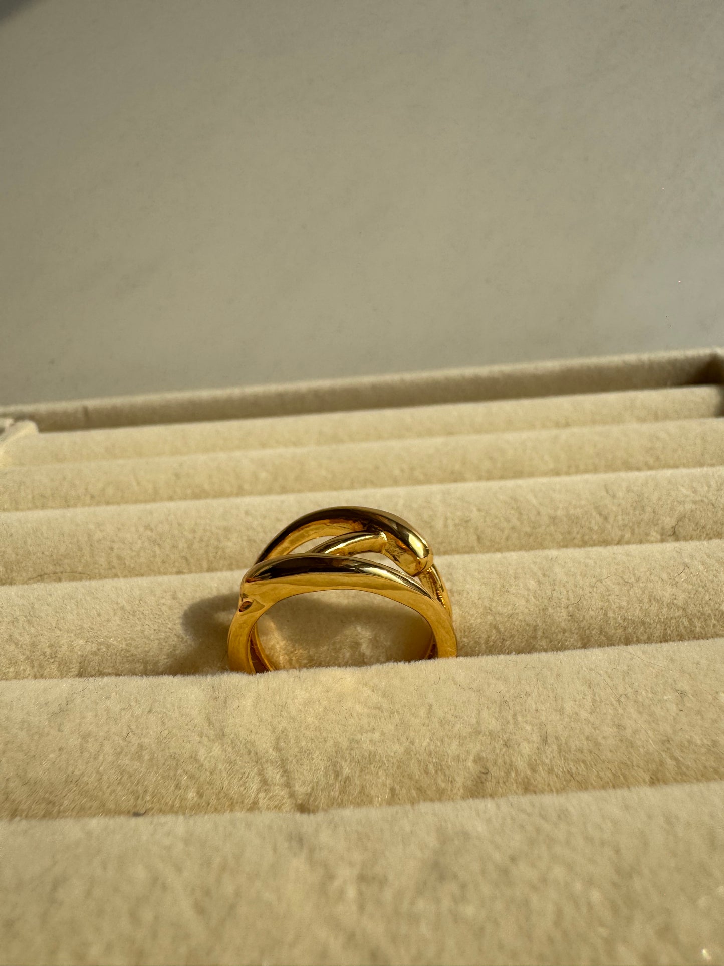 Double-Band Interlocking Ring