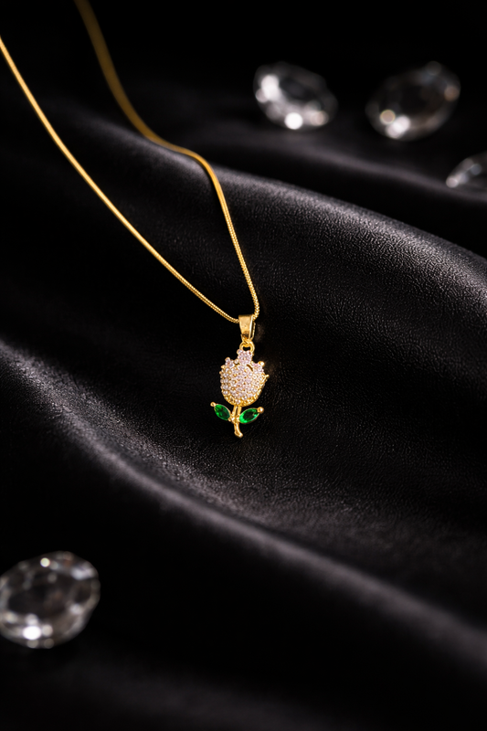 Blooming Rose Necklace