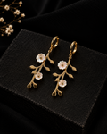 Blossom Branch Drop Earrings