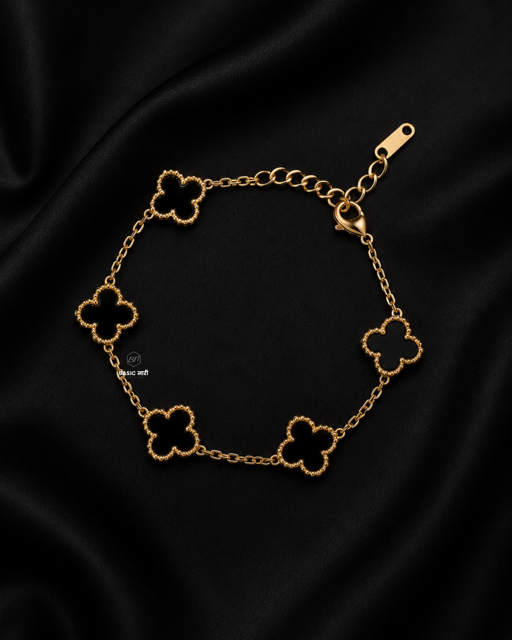 The Midnight Clover Bracelet