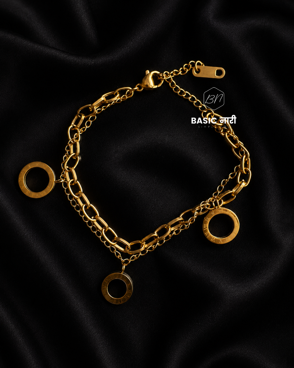The Timeless Roman Link Layered Bracelet