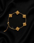 The Golden Sunburst Clover Bracelet