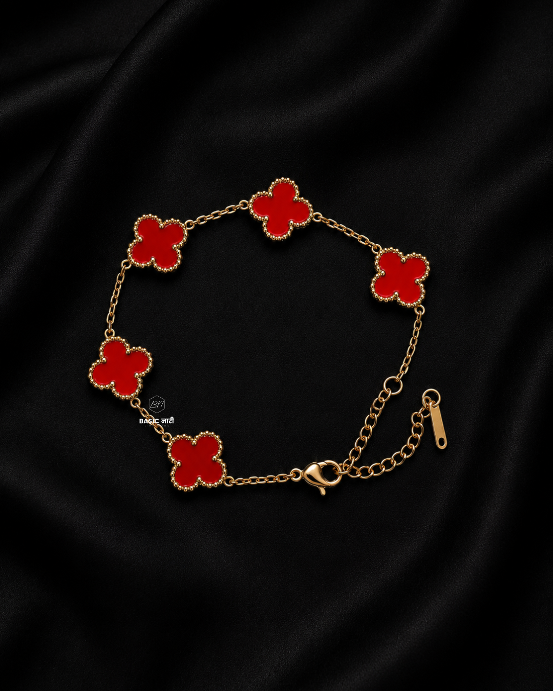 The Crimson Clover Bracelet