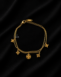 The Monogram Charm Layered Bracelet