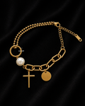 The Asymmetric Charm Statement Bracelet