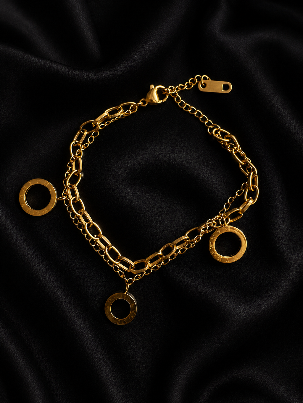The Timeless Roman Link Layered Bracelet