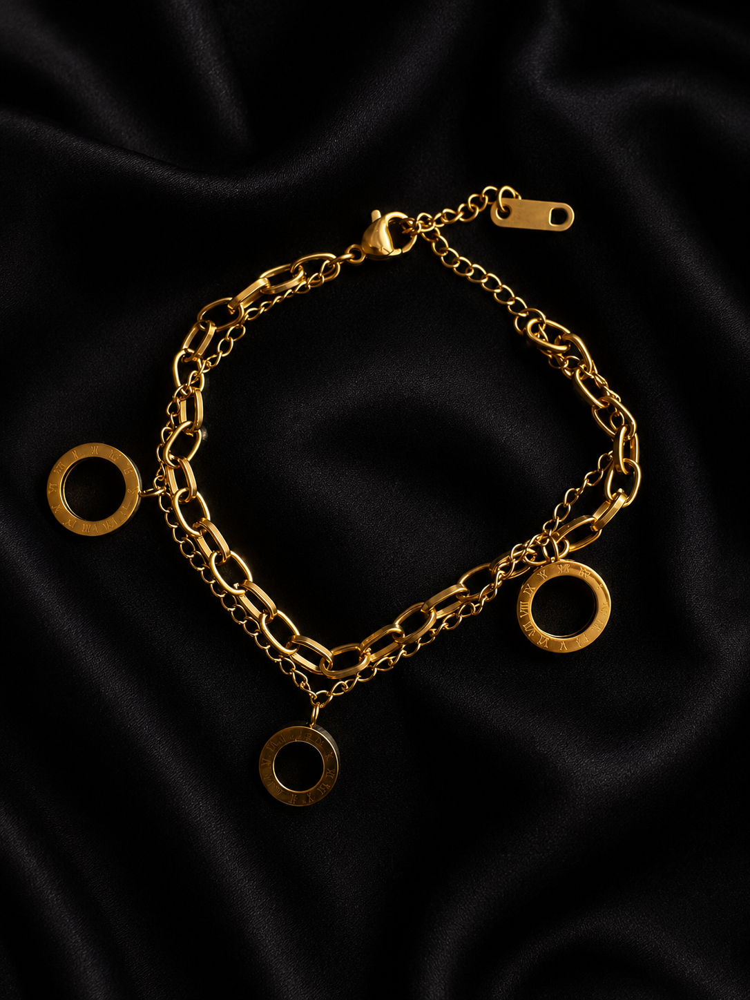 The Timeless Roman Link Layered Bracelet
