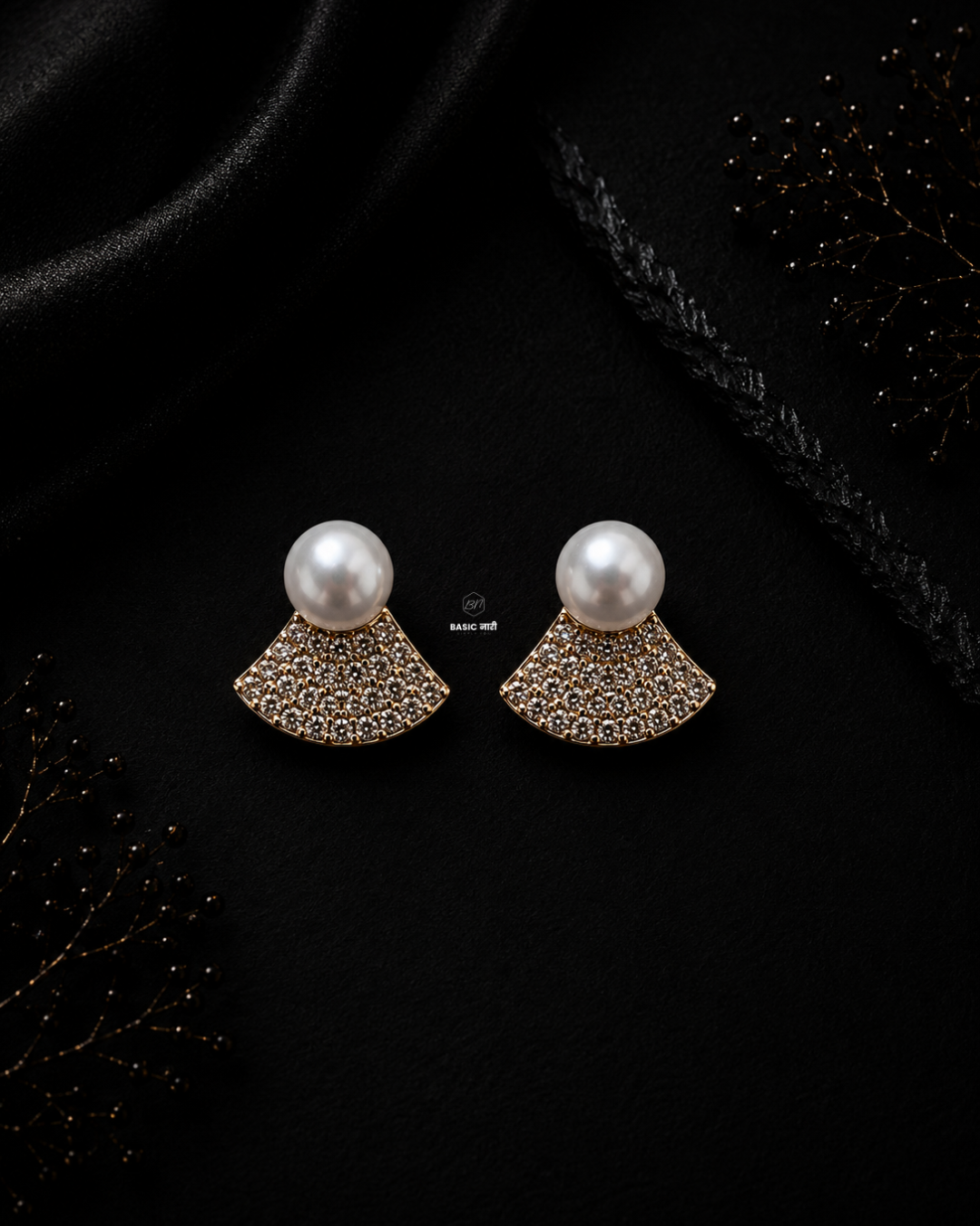 The Noor Pearl Stud Earrings