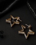 The Celestial Star Layered Hoop Earrings