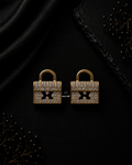 The Handbag Crystal Stud Earrings