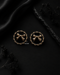 The Midnight Bow Chain Studs
