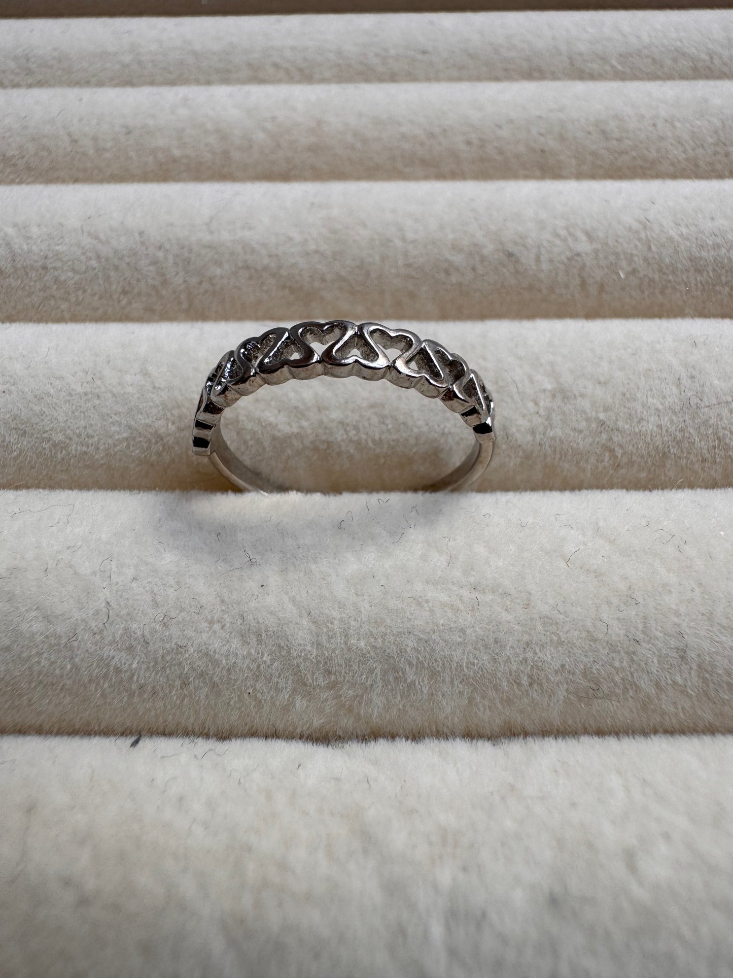 Open Heart Eternity Band Ring