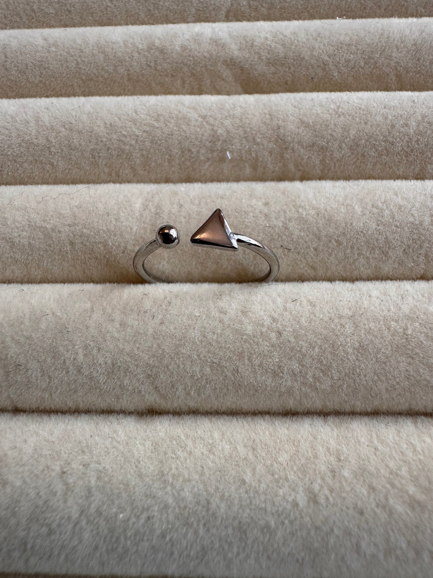 Geometric Open Cuff Ring