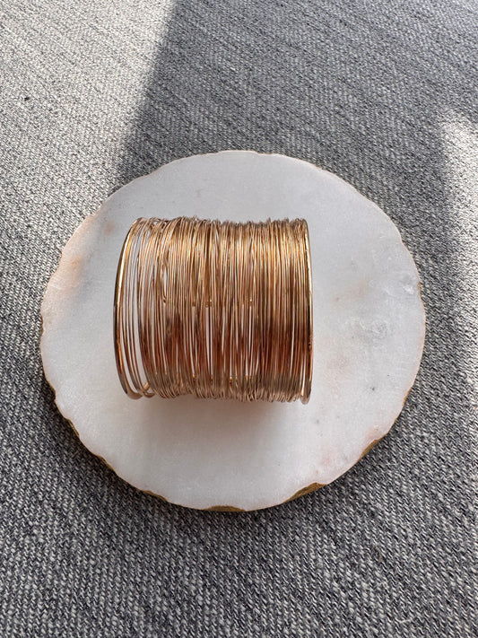 Delicate Layered Wire Bracelet