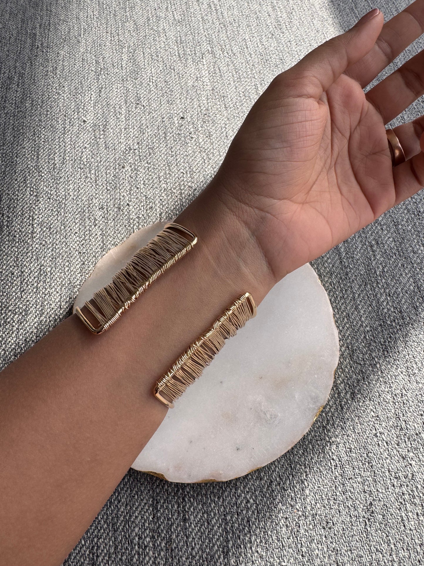 Delicate Layered Wire Bracelet