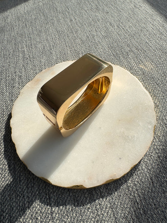 Geometric Wide Cuff Bracelet