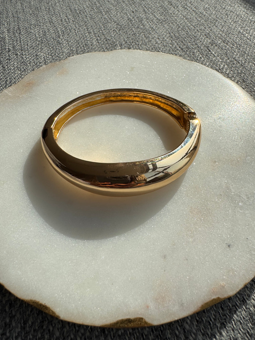 The Sculpted Dome Chunky Bangle