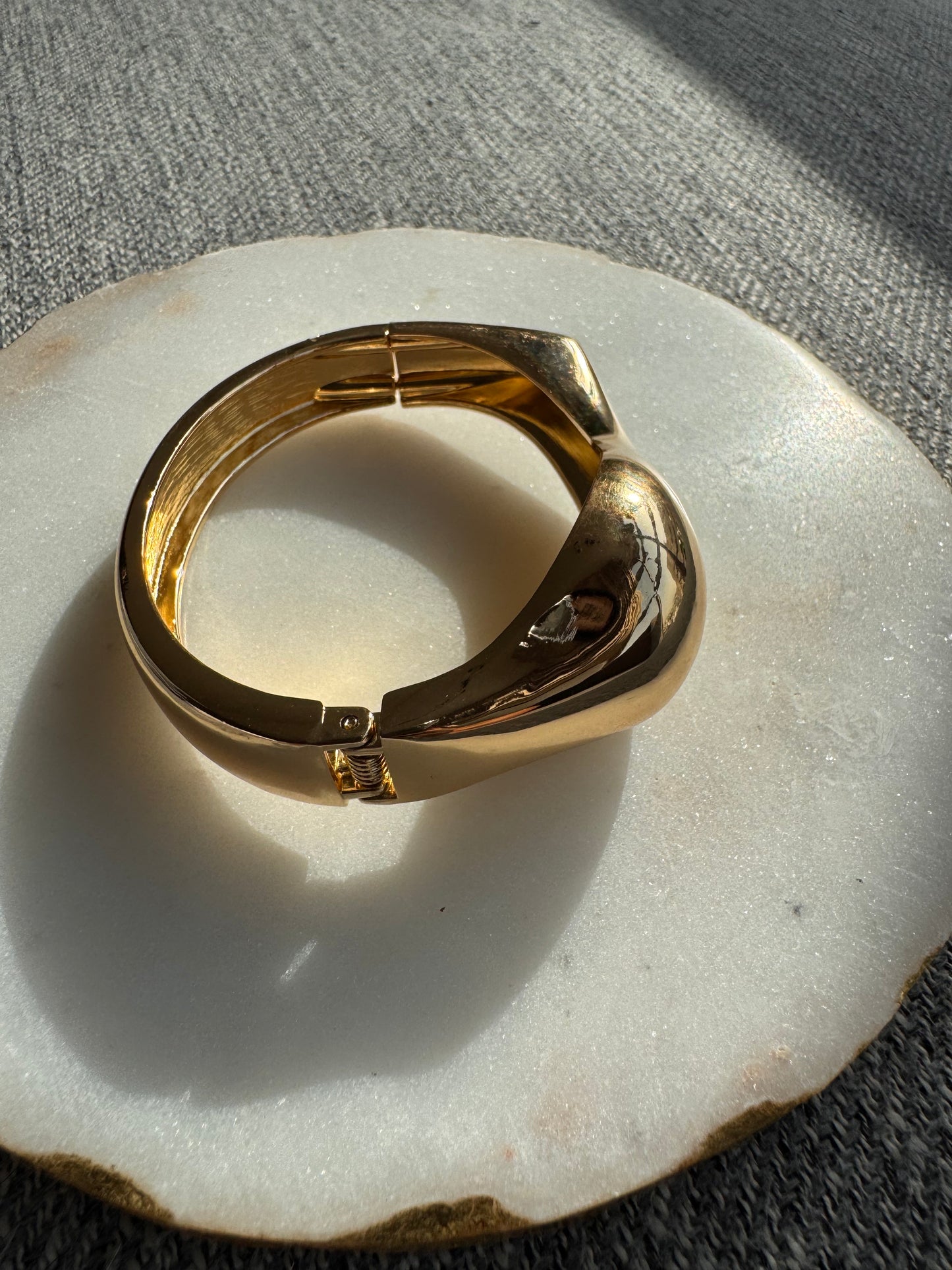 Chunky Gold Cuff Bracelet
