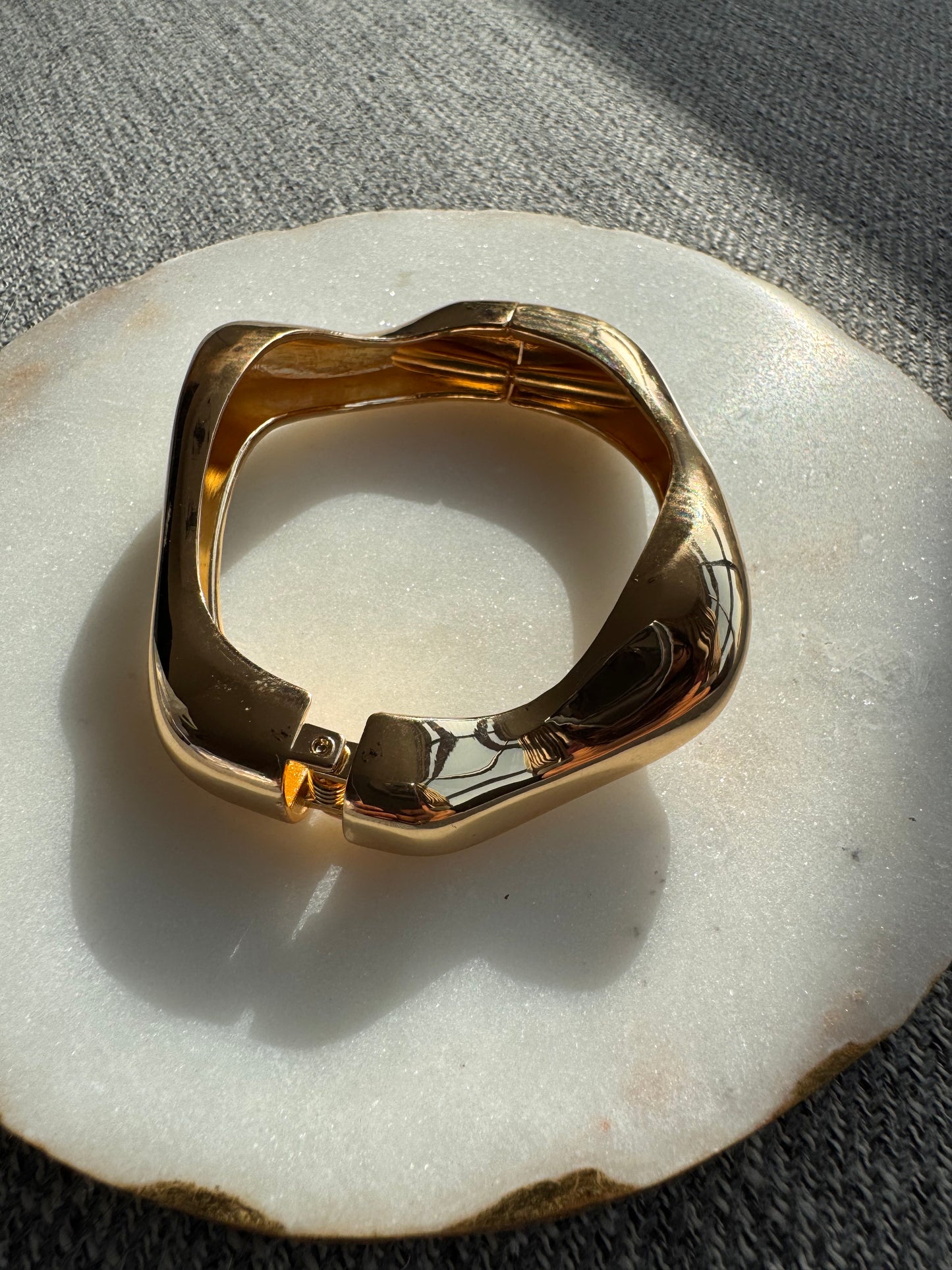 Organic Wave Cuff Bracelet