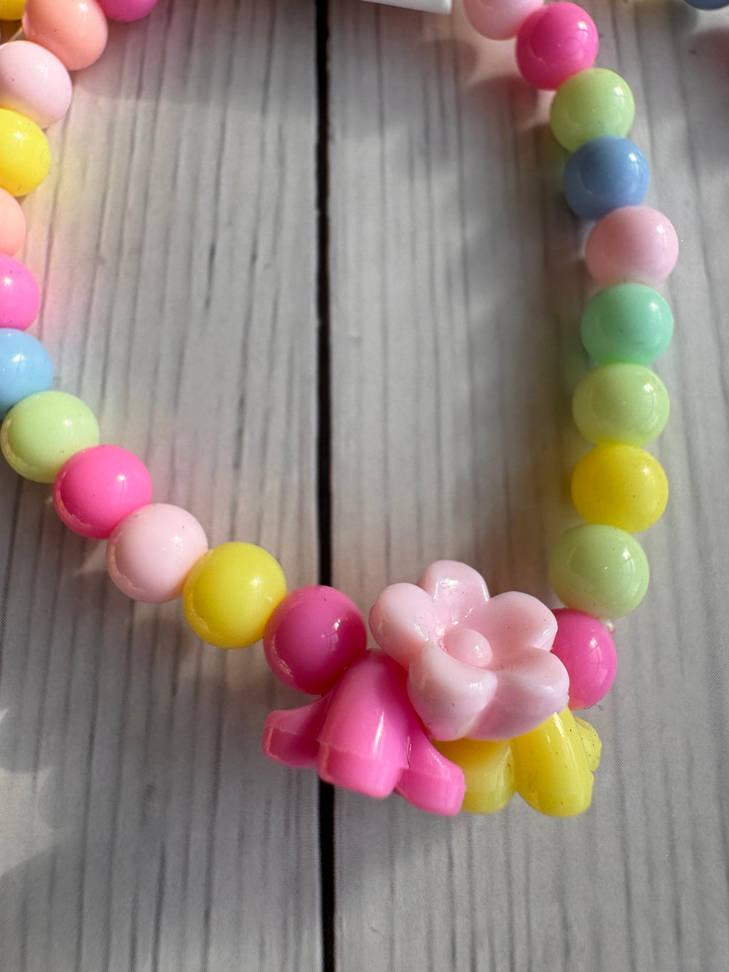 The Pastel Blossom Kids Matching Set (Necklace & Bracelet)