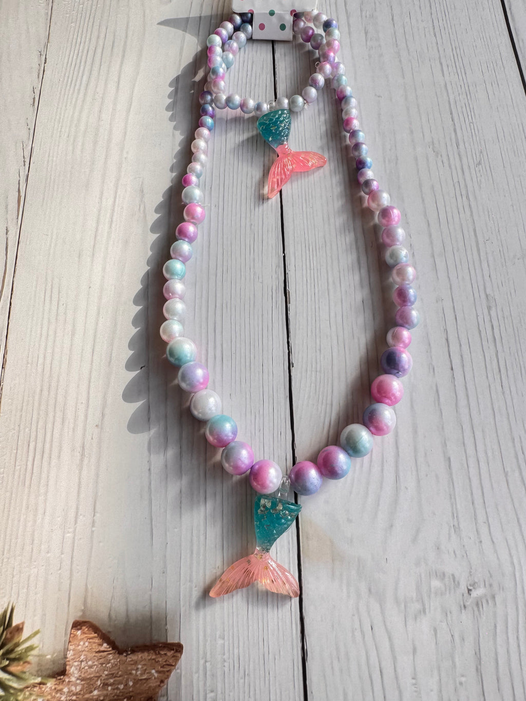 The Iridescent Mermaid Dream Necklace & Bracelet Set