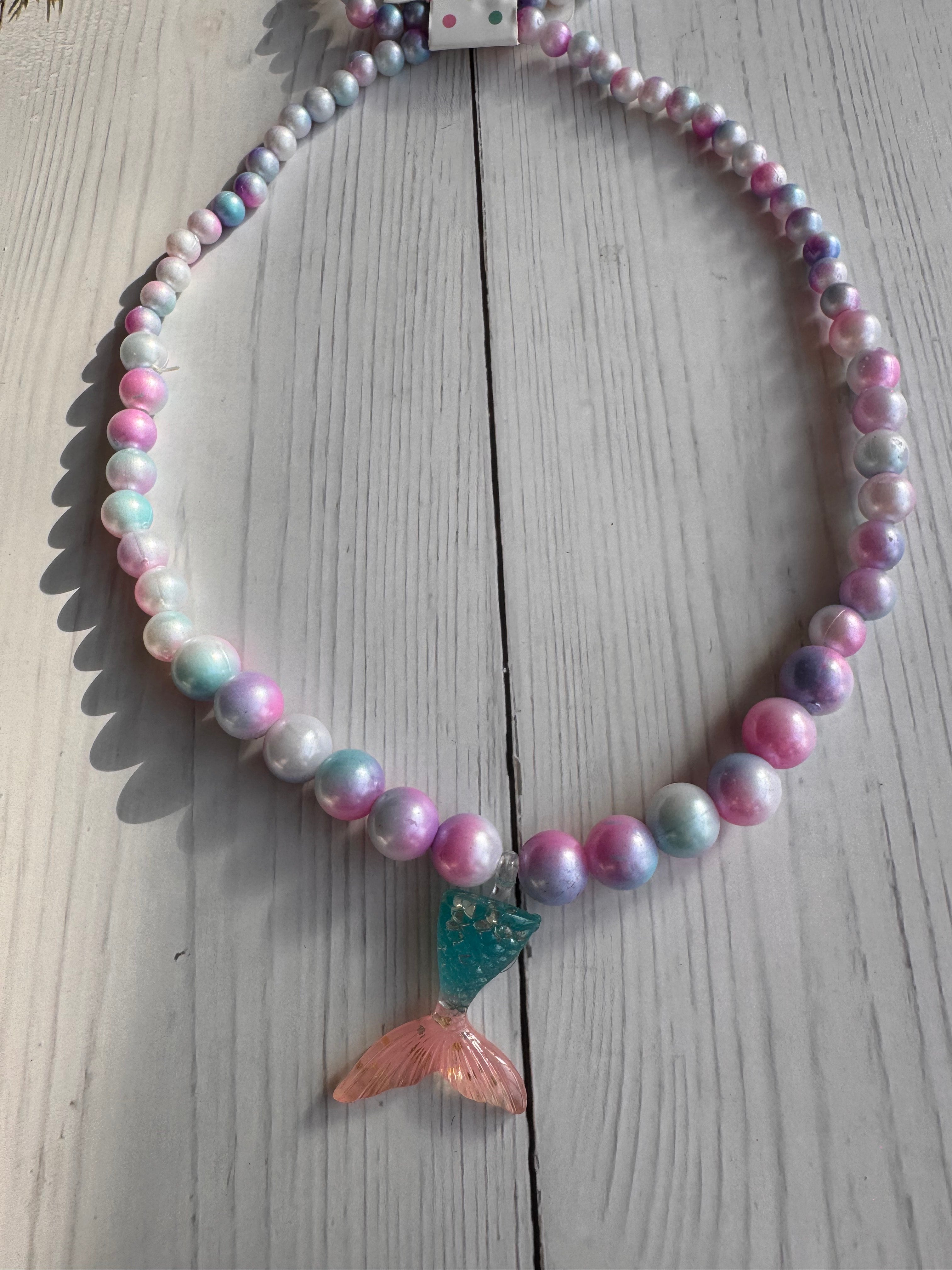 The Iridescent Mermaid Dream Necklace & Bracelet Set