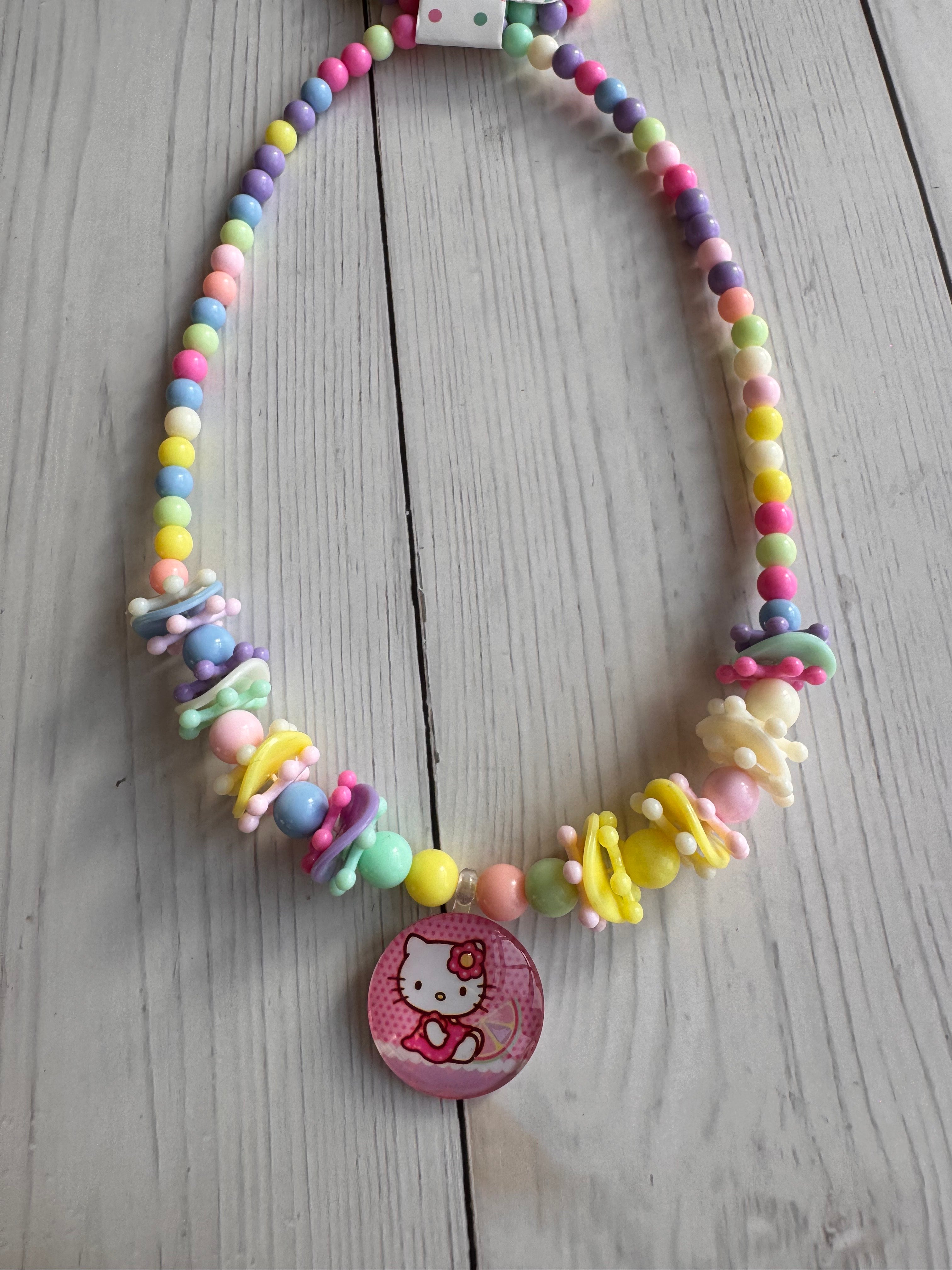 The Kawaii Kitten Pop Handmade Necklace & Bracelet Set