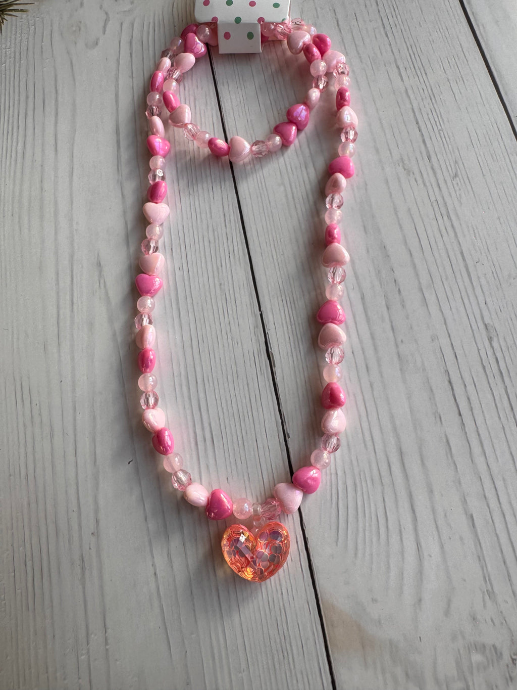 The Sparkly Sweetheart Handmade Necklace & Bracelet Set