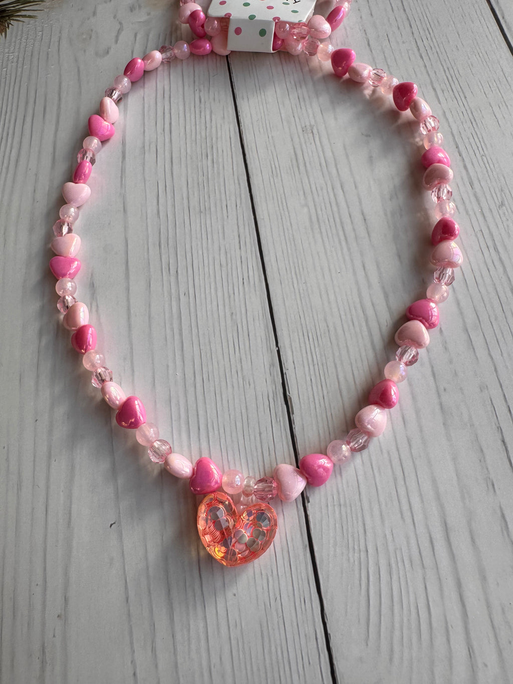 The Sparkly Sweetheart Handmade Necklace & Bracelet Set