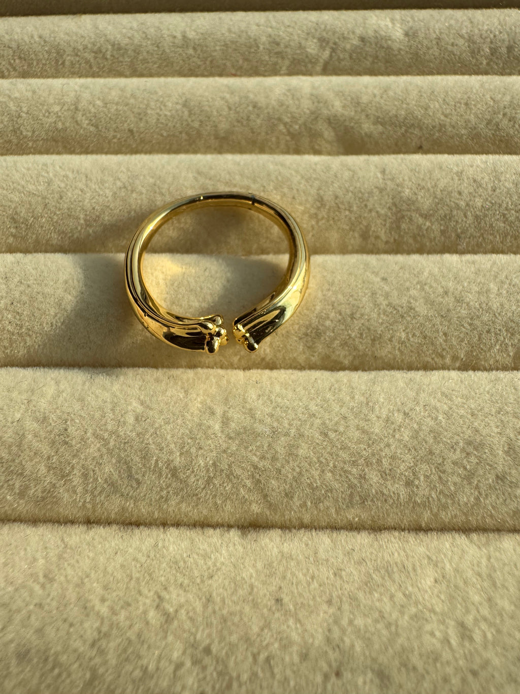 The Sculpted Calla Lily Open Ring