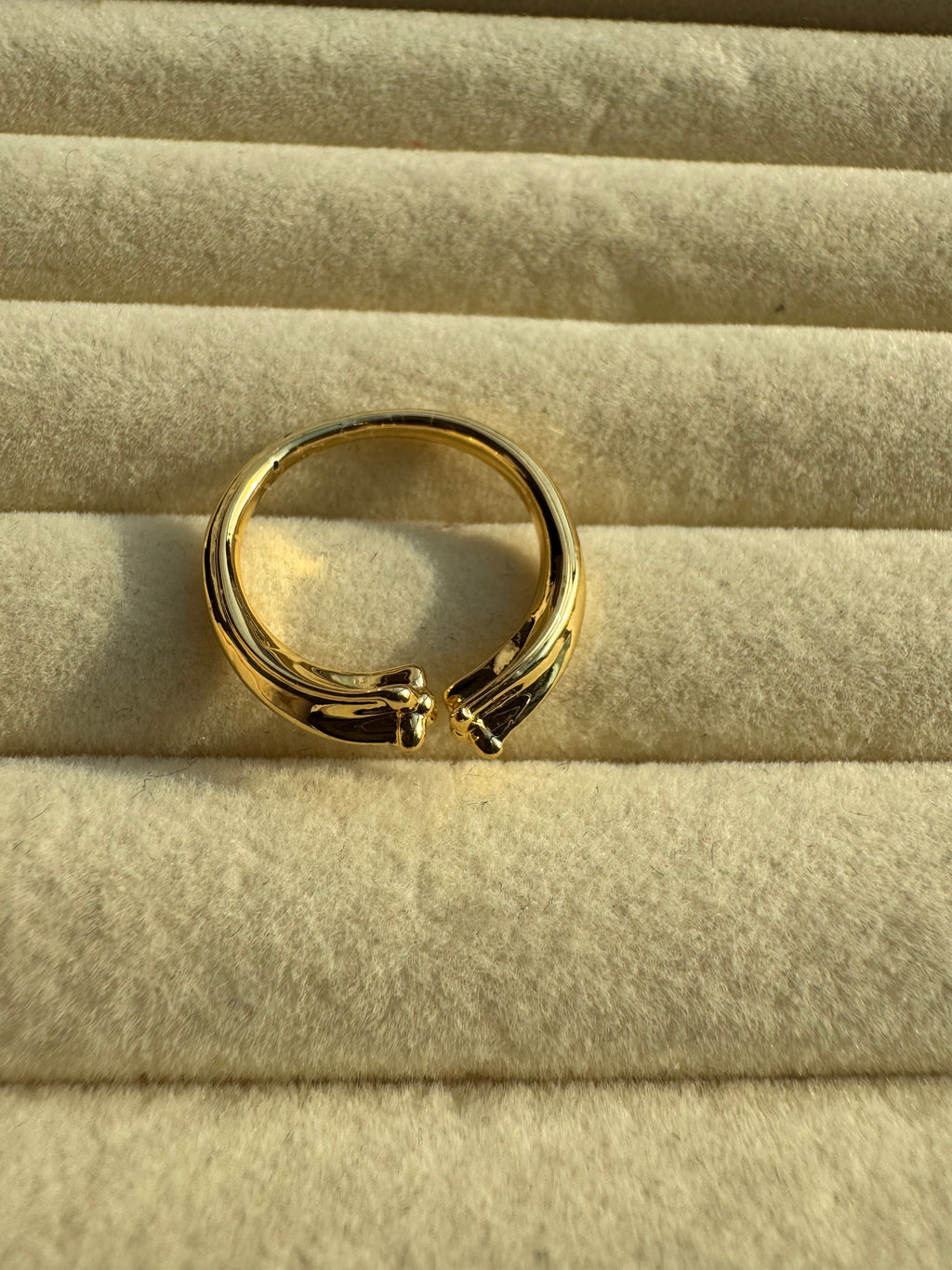 The Sculpted Calla Lily Open Ring