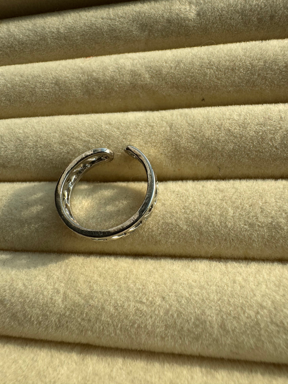 Interwoven Openwork Statement Band