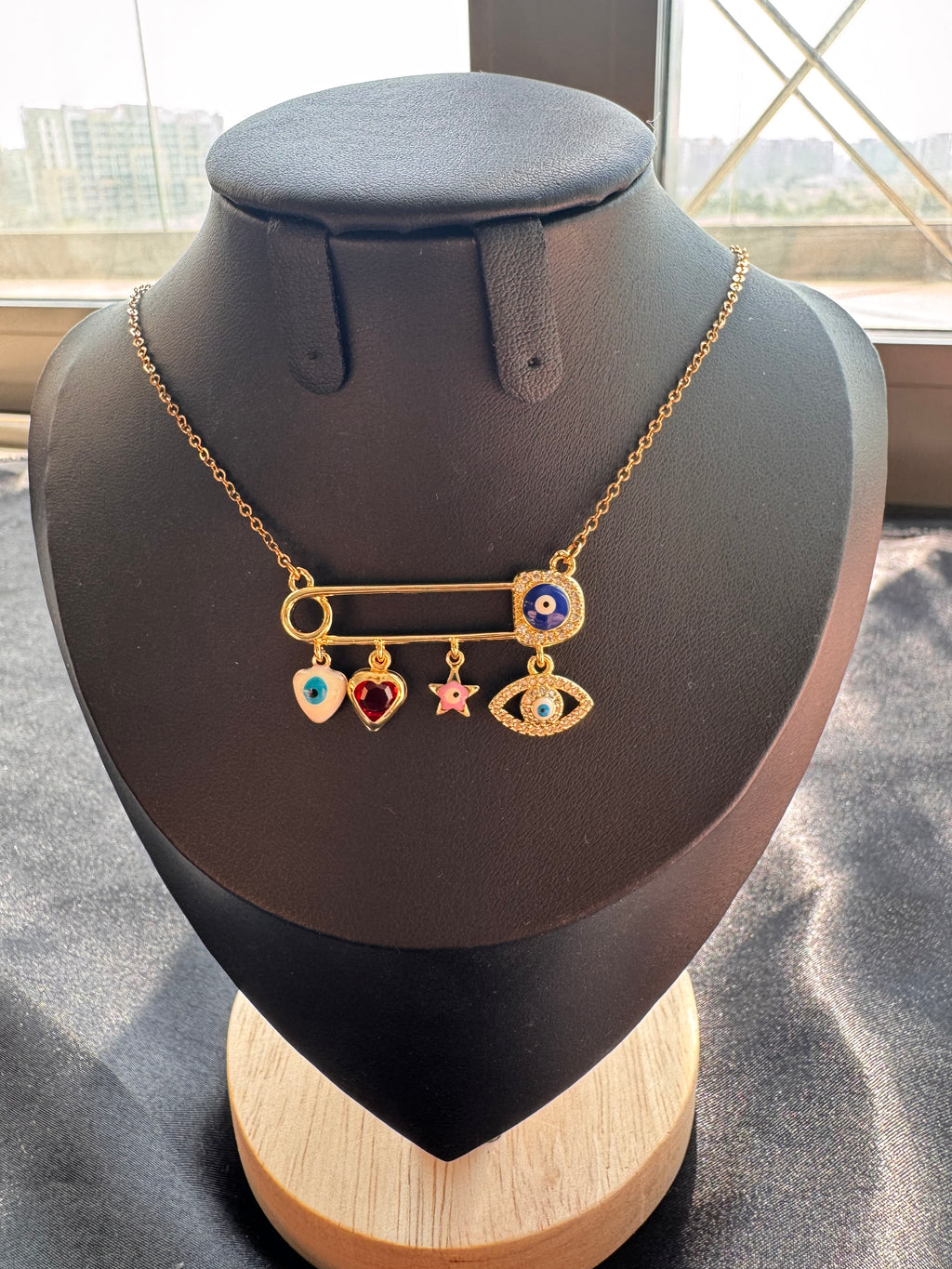 Lucky Charm Statement Necklace