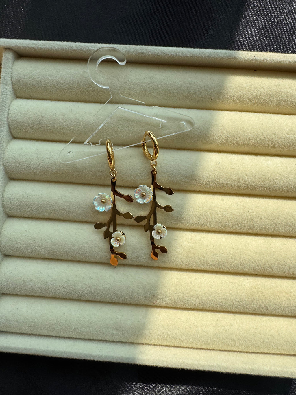 Blossom Branch Drop Earrings