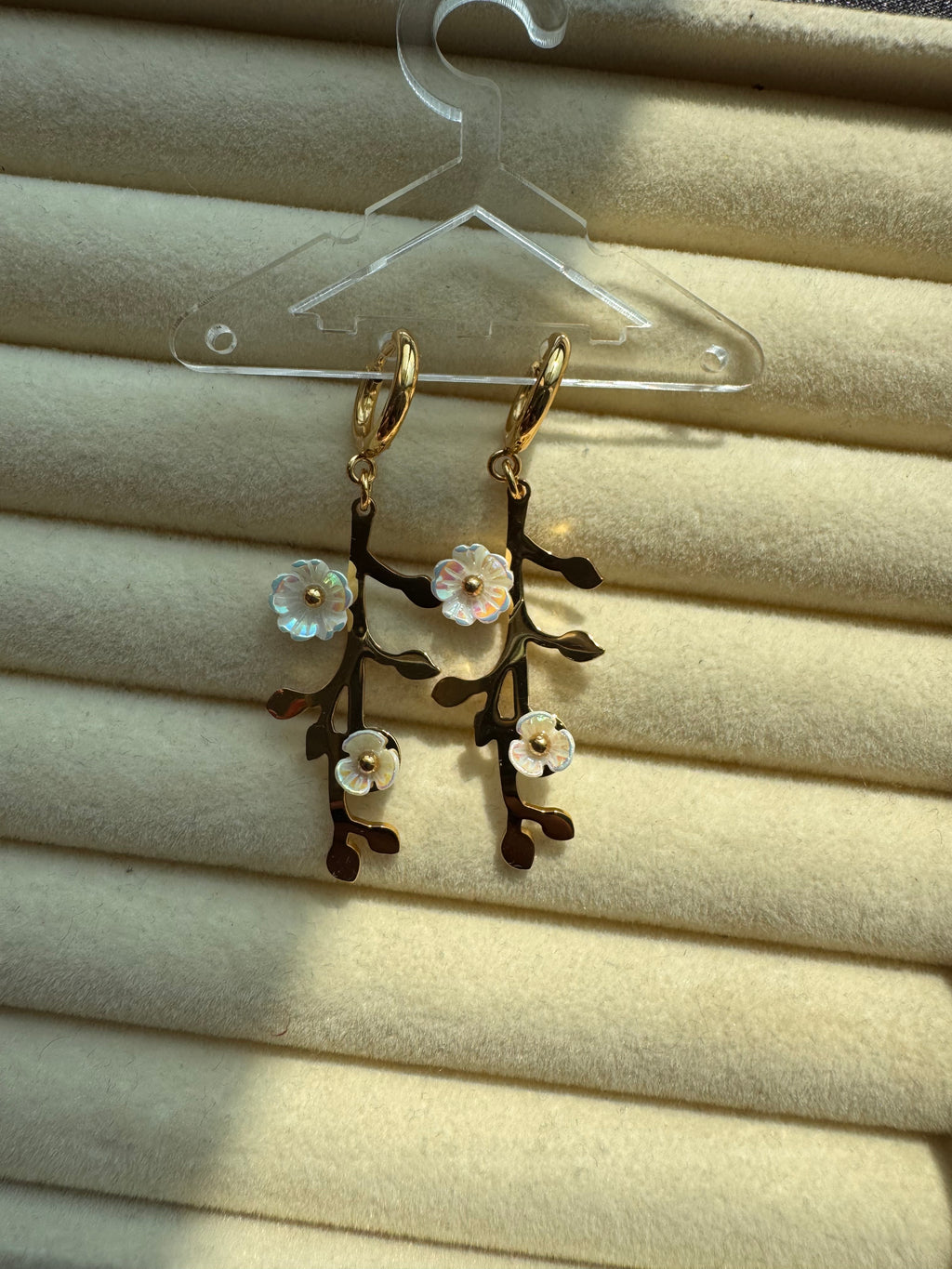 Blossom Branch Drop Earrings
