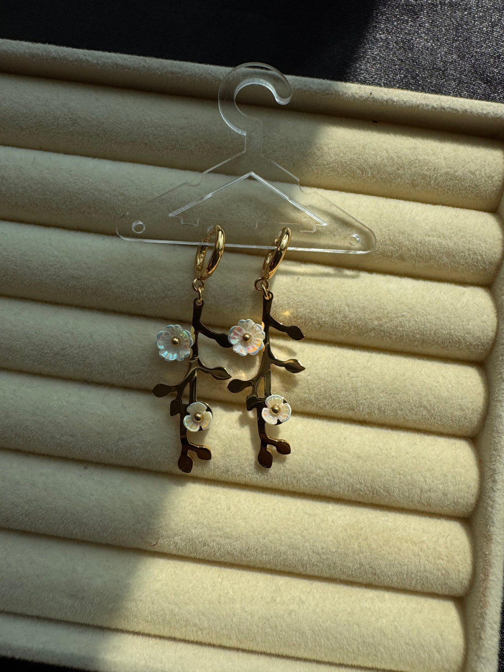 Blossom Branch Drop Earrings