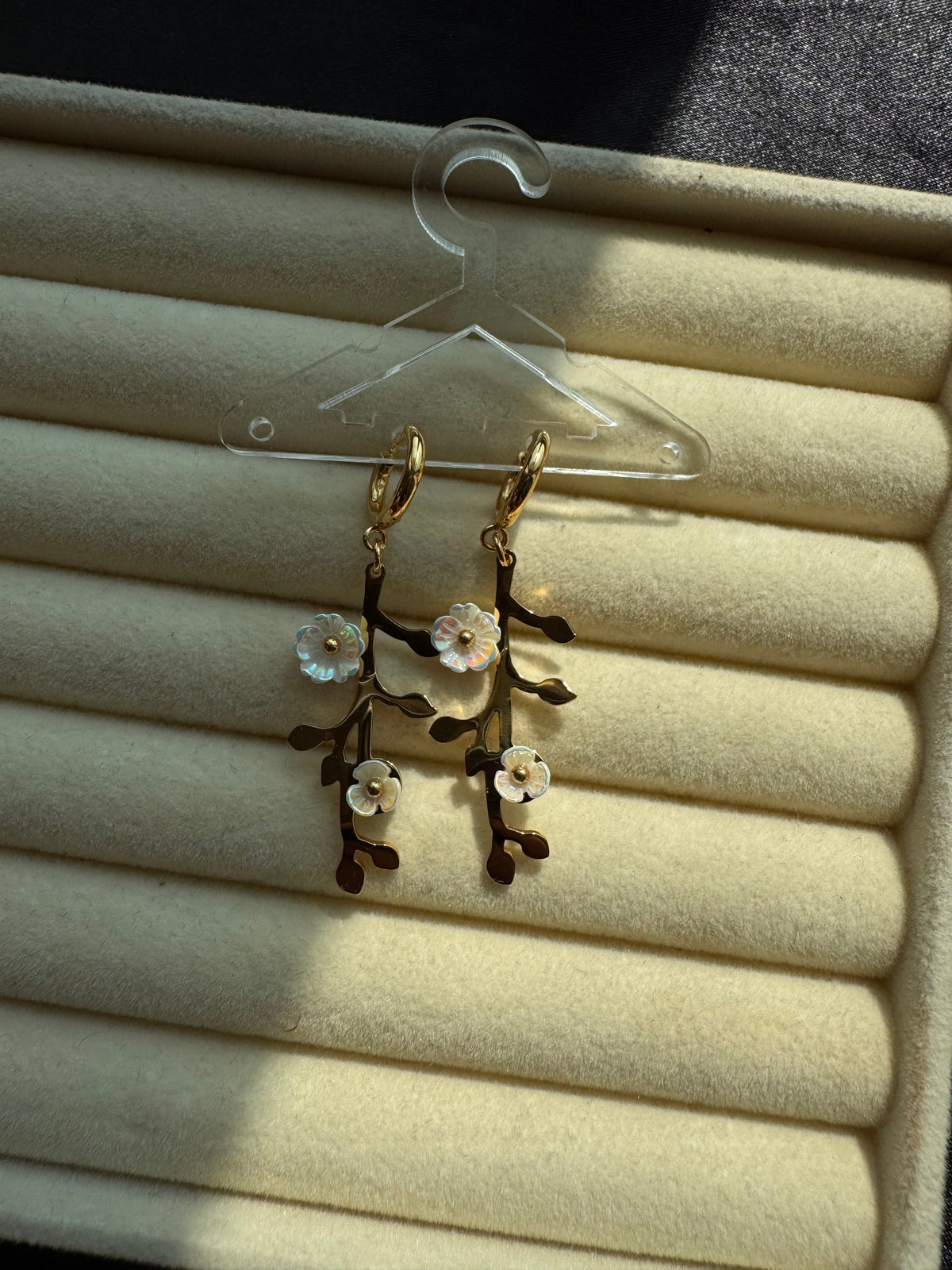 Blossom Branch Drop Earrings