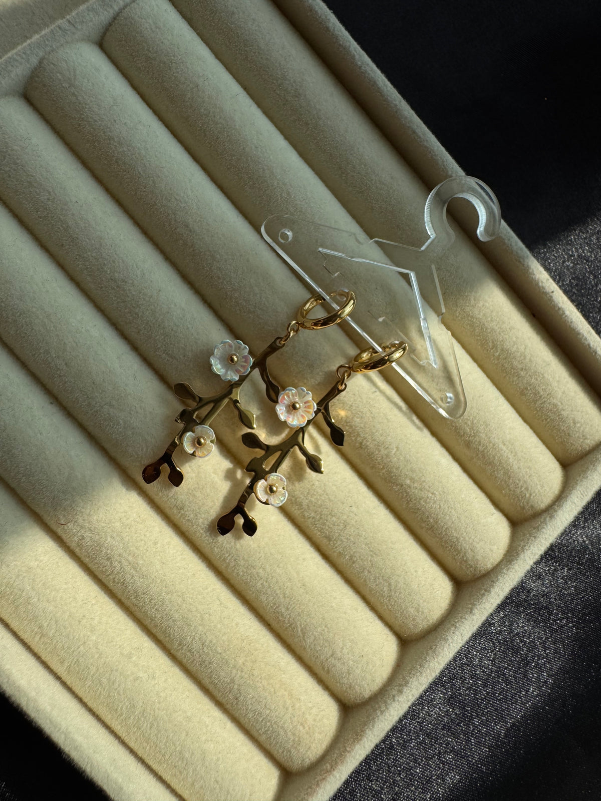 Blossom Branch Drop Earrings