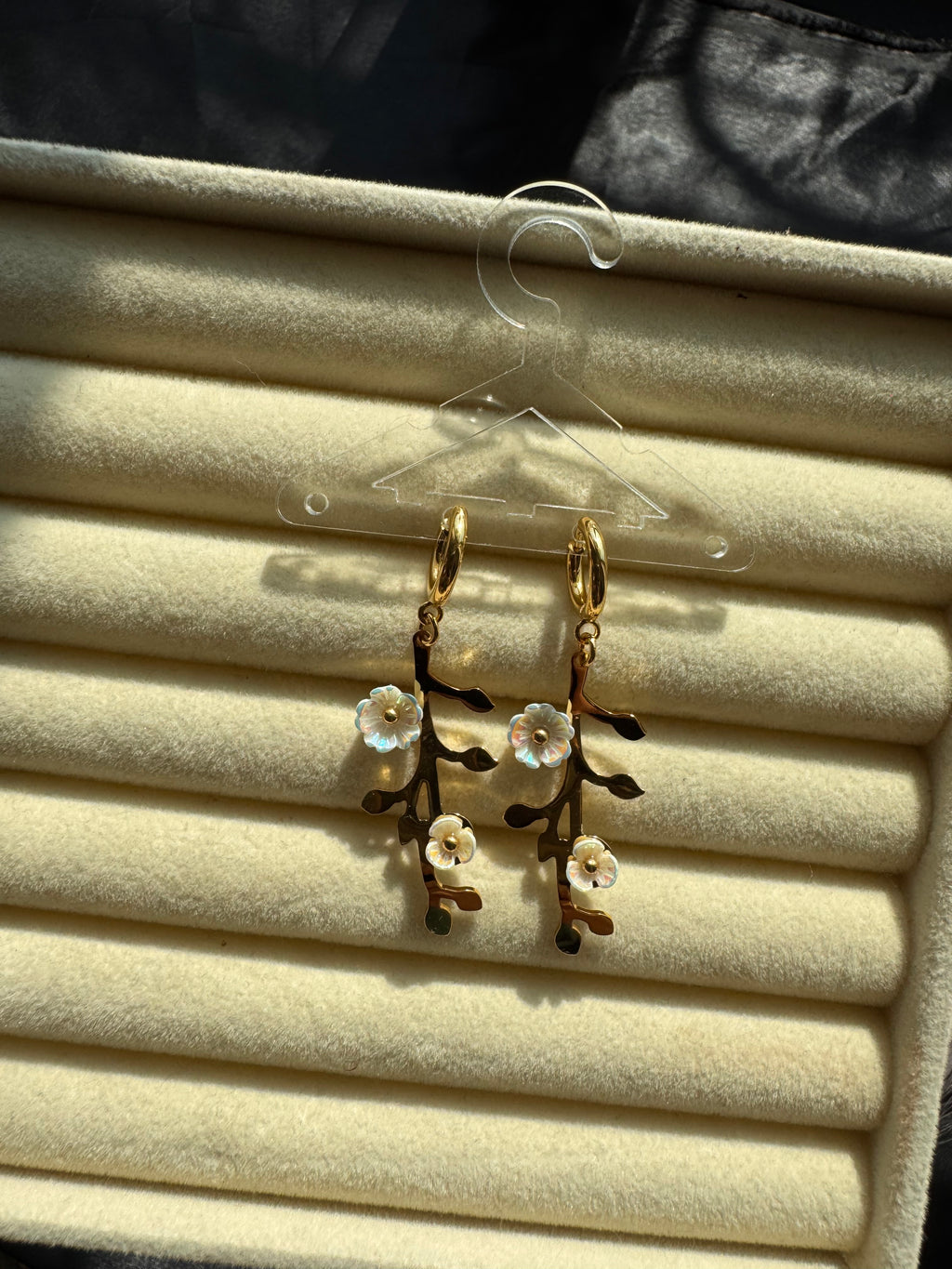 Blossom Branch Drop Earrings